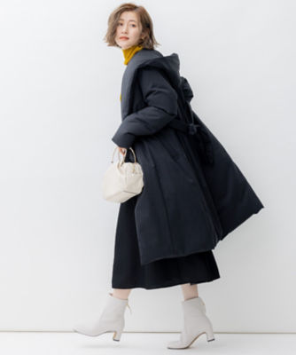 23区◆滝沢眞規子さん着用　リュクスダウンガウンコート　46 大きいサイズ 滝沢眞規子さん着用】リュクスダウン ガウンコート