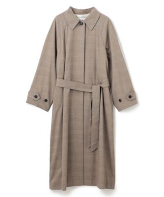 MER ／ グレンチェックコート（COCWCA0202） | BEIGE