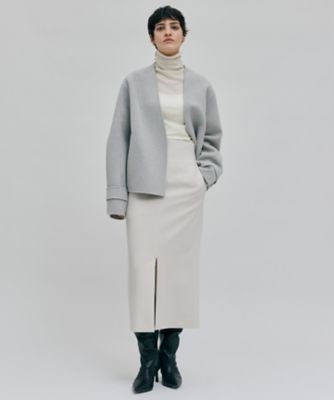 GRASSE / リバーウールクロップドコート / BEIGE