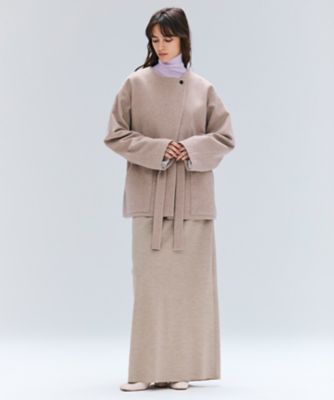 ミディウミソリッド　ウール混　ショートコート ミディウミソリッド ウール混 ショートコート MIDIUMISOLID