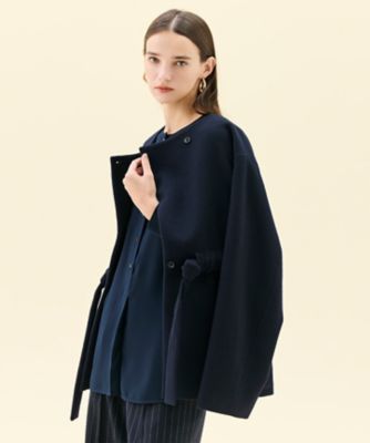 LABBOCK ／ ウール混2WAYショートコート