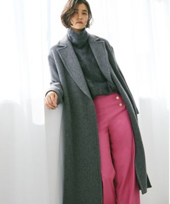 ＜BEIGE， (Women)＞【ＣＬＡＳＳＹ．　２月号掲載】ＣＵＪＡＳ　／　チェスターコート（ＣＯＣＷＳＷ０３００）