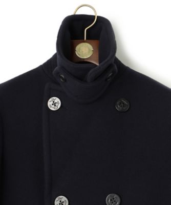 今年の新作から定番まで！ J-PRESS ジェイプレス サイズM ピーコート カシミヤ混 ネイビー ジャケット・アウター