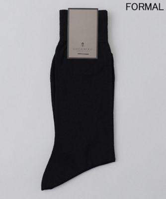 ＜五大陸 (Men)＞【ＷＥＡＲ　ＢＬＡＣＫ】フォーマルセンターストックホーズソックス（ＧＮ１ＢＧＷ０９０１）
