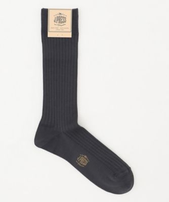 ＜J.PRESS (Men)＞【定番】ハイゲージ無地リブソックス（ＧＮ１ＬＧＳ０３００）