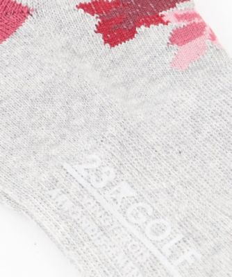 【ＷＯＭＥＮ】花モチーフアンクルソックス（ＧＮ１ＲＣＭ０５１４）