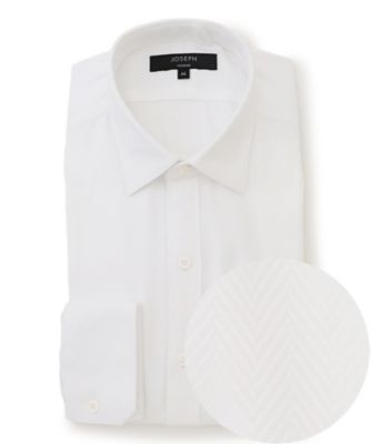 ＜JOSEPH HOMME＞【ドレスシャツ】ヘリンボンシャツ　レギュラーカラードレスシャツ（ＨＤＪＨＧＷ０２１１）