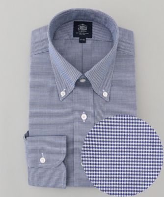 J.PRESS (Men)/ジェイ・プレス 【PREMIUM PLEATS / 形態安定】PANAMAミニチェックシャツ/ B.D.(HDOVCM0201)