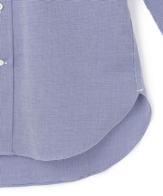 【ＰＲＥＭＩＵＭ　ＰＬＥＡＴＳ　／　形態安定】ＰＡＮＡＭＡミニチェックシャツ／　Ｂ．Ｄ．（ＨＤＯＶＣＭ０２０１）
