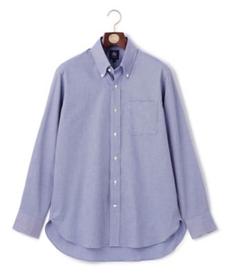 【ＰＲＥＭＩＵＭ　ＰＬＥＡＴＳ　／　形態安定】ＰＡＮＡＭＡミニチェックシャツ／　Ｂ．Ｄ．（ＨＤＯＶＣＭ０２０１）