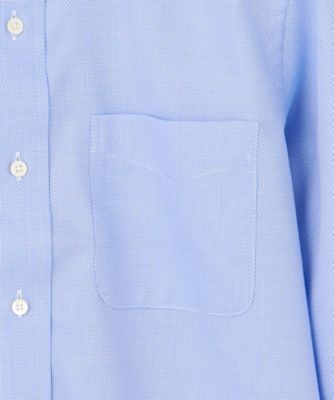 【ＰＲＥＭＩＵＭ　ＰＬＥＡＴＳ　／　形態安定】バスケットドビーシャツ　／　Ｂ．Ｄ．（ＨＤＯＶＣＭ０２０２）