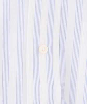 【ＰＲＥＭＩＵＭ　ＰＬＥＡＴＳ　／　形態安定】ダッパーストライプシャツ　／　Ｂ．Ｄ．（ＨＤＯＶＣＭ０２０３）
