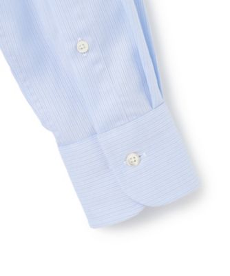 【ＰＲＥＭＩＵＭ　ＰＬＥＡＴＳ　／　形態安定】スーピマコットンドビーストライプ　シャツ／レギュラーカラー（ＨＤＯＶＣＷ０２０２）