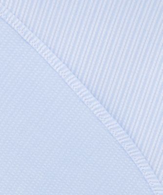 【ＰＲＥＭＩＵＭ　ＰＬＥＡＴＳ　／　形態安定】スーピマコットンドビーストライプ　シャツ／レギュラーカラー（ＨＤＯＶＣＷ０２０２）