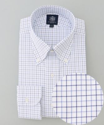 J.PRESS (Men)/ジェイ・プレス 【PREMIUM PLEATS / 形態安定】スーピマコットンタッタソールチェック シャツ/B.D.(HDOVCW0203)