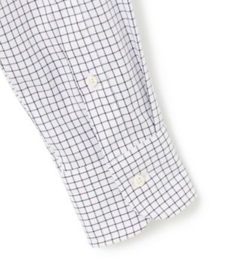 【ＰＲＥＭＩＵＭ　ＰＬＥＡＴＳ　／　形態安定】スーピマコットンタッタソールチェック　シャツ／Ｂ．Ｄ．（ＨＤＯＶＣＷ０２０３）
