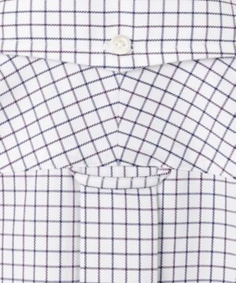 【ＰＲＥＭＩＵＭ　ＰＬＥＡＴＳ　／　形態安定】スーピマコットンタッタソールチェック　シャツ／Ｂ．Ｄ．（ＨＤＯＶＣＷ０２０３）