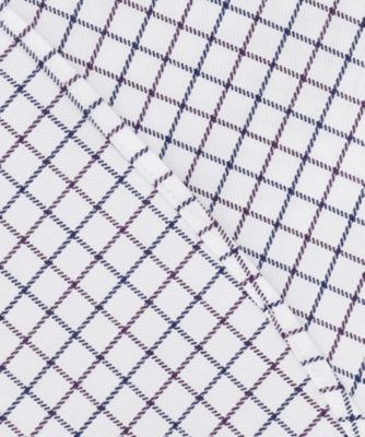 【ＰＲＥＭＩＵＭ　ＰＬＥＡＴＳ　／　形態安定】スーピマコットンタッタソールチェック　シャツ／Ｂ．Ｄ．（ＨＤＯＶＣＷ０２０３）