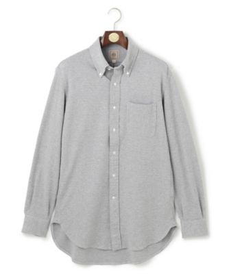 【Ｓｉｎｇｌｅ　Ｎｅｅｄｌｅ　Ｔａｉｌｏｒｉｎｇ　／　形態安定】リッチジャージーコットン　ネルシャツ／Ｂ．Ｄ．（ＨＤＯＶＣＷ０２１７）