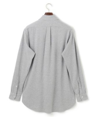 【Ｓｉｎｇｌｅ　Ｎｅｅｄｌｅ　Ｔａｉｌｏｒｉｎｇ　／　形態安定】リッチジャージーコットン　ネルシャツ／Ｂ．Ｄ．（ＨＤＯＶＣＷ０２１７）