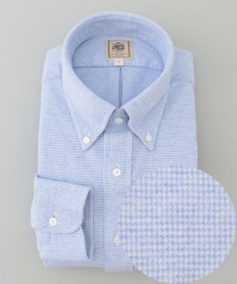 【Ｓｉｎｇｌｅ　Ｎｅｅｄｌｅ　Ｔａｉｌｏｒｉｎｇ　／　形態安定】リッチジャージーコットン　ネルシャツ／Ｂ．Ｄ．（ＨＤＯＶＣＷ０２１７）