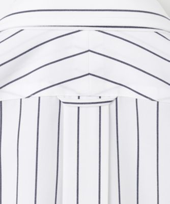 【ＷＥＢ・一部店舗限定】【ＰＲＥＭＩＵＭ　ＰＬＥＡＴＳ　／　形態安定】スーピマコットンホールドストライプ　シャツ　／　ワイドカラー（ＨＤＯＶ