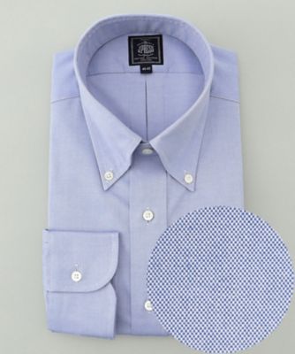 【定番】【ＰＲＥＭＩＵＭ　ＰＬＥＡＴＳ　／　形態安定】ピンオックス　ドレスシャツ　／　Ｂ．Ｄ．（ＨＤＯＶＧＭ００３１）