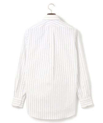 【ＰＲＥＭＩＵＭ　ＰＬＥＡＴＳ　／　形態安定】スーピマコットンボールドストライプ　ドレスシャツ　／　レギュラー（ＨＤＯＶＧＭ０２０２）