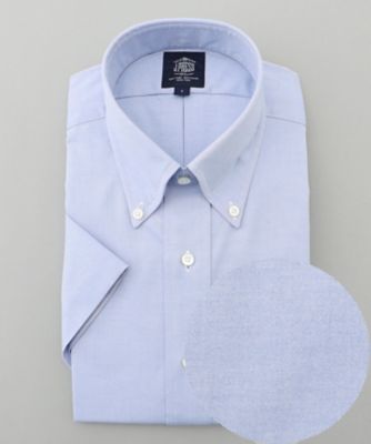 【ＰＲＥＭＩＵＭ　ＰＬＥＡＴＳ　／　形態安定】ピンオックス　半袖シャツ　／　Ｂ．Ｄ．（ＨＤＯＶＧＭ０３１０）