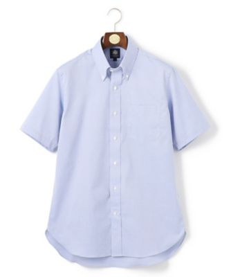 【ＰＲＥＭＩＵＭ　ＰＬＥＡＴＳ　／　形態安定】ピンオックス　半袖シャツ　／　Ｂ．Ｄ．（ＨＤＯＶＧＭ０３１０）