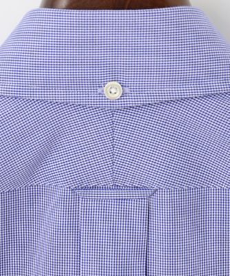 【ＰＲＥＭＩＵＭ　ＰＬＥＡＴＳ　／　形態安定】千鳥格子シャツ　／　Ｂ．Ｄ．（ＨＤＯＶＮＡ０２０４）