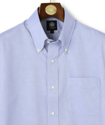 【ＰＲＥＭＩＵＭ　ＰＬＥＡＴＳ　／　形態安定】ピンオックス　半袖シャツ　／　Ｂ．Ｄ．（ＨＤＯＶＳＭ０３１０）