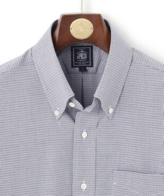 【ＥＸＴＲＡ　ＣＯＭＦＯＲＴ　／　形態安定・ストレッチ・抗菌防臭・速乾】パナマミニチェック　半袖シャツ／Ｂ．Ｄ．（ＨＤＯＶＳＭ０４０１）