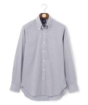 【ＰＲＥＭＩＵＭ　ＰＬＥＡＴＳ　／　形態安定】ＰＡＮＡＭＡミニチェックシャツ／　Ｂ．Ｄ．（ＨＤＯＶＳＳ０２０１）