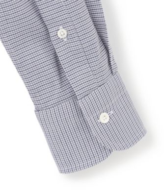 【ＰＲＥＭＩＵＭ　ＰＬＥＡＴＳ　／　形態安定】ＰＡＮＡＭＡミニチェックシャツ／　Ｂ．Ｄ．（ＨＤＯＶＳＳ０２０１）
