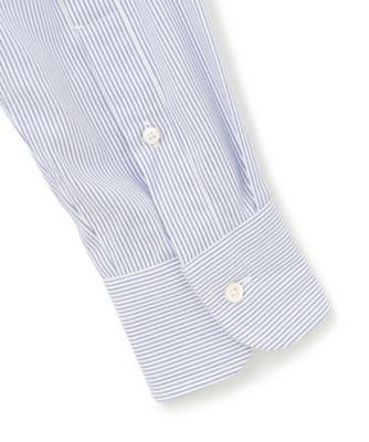 【ＰＲＥＭＩＵＭ　ＰＬＥＡＴＳ　／　形態安定】マイクロストライプ　シャツ　／　Ｂ．Ｄ．（ＨＤＯＶＳＷ００６１）