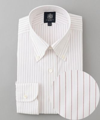 ＜J.PRESS (Men)＞【ＰＲＥＭＩＵＭ　ＰＬＥＡＴＳ　／　形態安定】ペンシルストライプ　シャツ　／　Ｂ．Ｄ．（ＨＤＯＶＳＷ０２０１）
