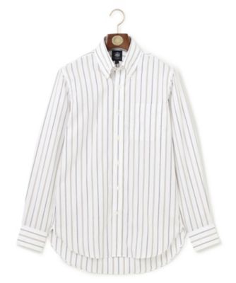 【ＰＲＥＭＩＵＭ　ＰＬＥＡＴＳ　／　形態安定】ジェントリーストライプ　シャツ　／　Ｂ．Ｄ．（ＨＤＯＶＳＷ０２０４）