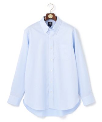 【ＫＩＮＧ　ＳＩＺＥ】【ＰＲＥＭＩＵＭ　ＰＬＥＡＴＳ　／　形態安定】スーピマコットンマイクロストライプ　シャツ／Ｂ．Ｄ．（ＨＤＯＸＣＷ０２０