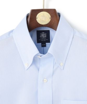 【ＫＩＮＧ　ＳＩＺＥ】【ＰＲＥＭＩＵＭ　ＰＬＥＡＴＳ　／　形態安定】スーピマコットンマイクロストライプ　シャツ／Ｂ．Ｄ．（ＨＤＯＸＣＷ０２０
