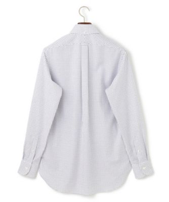 【ＫＩＮＧ　ＳＩＺＥ】【ＰＲＥＭＩＵＭ　ＰＬＥＡＴＳ　／　形態安定】スーピマコットンタッタソールチェック　シャツ／Ｂ．Ｄ．（ＨＤＯＸＣＷ０２