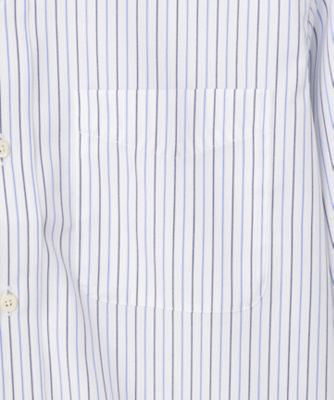 【ＫＩＮＧ　ＳＩＺＥ】【ＰＲＥＭＩＵＭ　ＰＬＥＡＴＳ　／　形態安定】スーピマコットンオルタネートストライプ　　シャツ／Ｂ．Ｄ．（ＨＤＯＸＣＷ