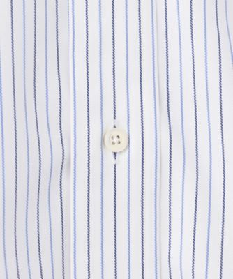 【ＫＩＮＧ　ＳＩＺＥ】【ＰＲＥＭＩＵＭ　ＰＬＥＡＴＳ　／　形態安定】スーピマコットンオルタネートストライプ　　シャツ／Ｂ．Ｄ．（ＨＤＯＸＣＷ