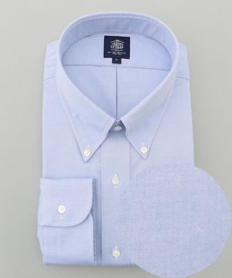 【ＫＩＮＧ　ＳＩＺＥ】【ＰＲＥＭＩＵＭ　ＰＬＥＡＴＳ　／　形態安定】ピンオックス　ドレスシャツ　／　Ｂ．Ｄ．（ＨＤＯＸＧＭ００３１）
