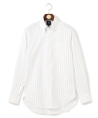 【ＫＩＮＧ　ＳＩＺＥ】【ＰＲＥＭＩＵＭ　ＰＬＥＡＴＳ　／　形態安定】スーピマコットンボールドストライプ　ドレスシャツ　／　Ｂ．Ｄ．（ＨＤＯＸ