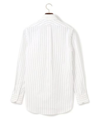 【ＫＩＮＧ　ＳＩＺＥ】【ＰＲＥＭＩＵＭ　ＰＬＥＡＴＳ　／　形態安定】スーピマコットンボールドストライプ　ドレスシャツ　／　Ｂ．Ｄ．（ＨＤＯＸ
