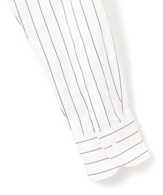 【ＫＩＮＧ　ＳＩＺＥ】【ＰＲＥＭＩＵＭ　ＰＬＥＡＴＳ　／　形態安定】スーピマコットンボールドストライプ　ドレスシャツ　／　Ｂ．Ｄ．（ＨＤＯＸ