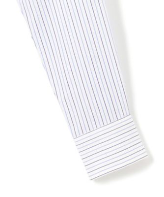 【ＫＩＮＧ　ＳＩＺＥ】【ＰＲＥＭＩＵＭ　ＰＬＥＡＴＳ　／　形態安定】スーピマコットンパナマストライプ　ドレスシャツ　／　Ｂ．Ｄ．（ＨＤＯＸＧ