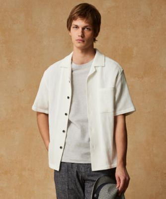 ＜JOSEPH ABBOUD (Men) ＞【ＪＡＰＡＮファブリック・ストレッチ】ラッセルメッシュ　半袖シャツ（ＨＨＪＬＧＭ０４１０）