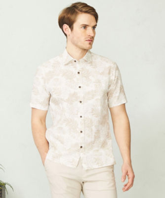 ＜JOSEPH ABBOUD (Men) ＞リヨセルリーフ　半袖シャツ（ＨＨＪＬＳＭ０４０１）